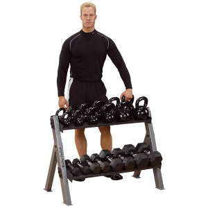 Dual Dumbbell Kettlebell Rack GDKR100 