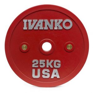 Cast Iron Machined Painted Calibrated Powerlifting Olympic Plate