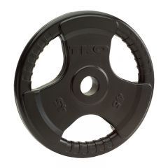 TKO Olympic Rubber Tri-Grip Plate