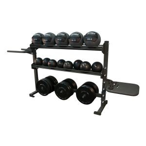 6 FOOT COMBINATION STORAGE/DIP/PLYO RACK